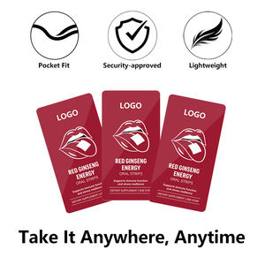 カスタムロゴ100mg赤人参エネルギー経口ストリップ経口フィルムハーブ経口薄いフィルムサプリメントメーカー - Product Image 5