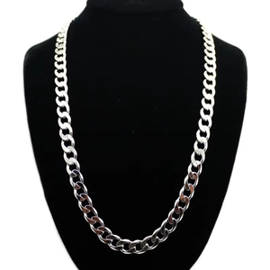 Collier, chaîne écologique, collier simple style hip-hop, largeur 12 mm, longueur 80 cm, chaîne de cou Tanjing Fashion - Product Image 4