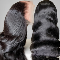 Perruque frontale HD sans colle 13x6 en cheveux naturels vietnamiens bruts, perruque en cheveux humains avec cuticules alignées, vente en gros