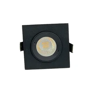 กรอบไฟสําหรับ gu10 mr16 โคมไฟสปอตไลท์ Spotlight LED หรี่แสงได้โคมไฟดาวน์ไลท์เพดานไฟ LED ปรับได้