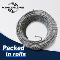 Câble de levage en acier DIN3066 6x37 IWRC, corde de levage robuste, emballage sur bobine