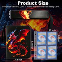 Vente en gros de cartes de jeu Foir Evolutions Original Charizard Vmax Gx Ex Display Trading Cards Game 4 9 Pocket Poke Mon Card Holder Binder