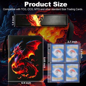 Vente en gros de cartes de jeu Foir Evolutions Original <span class=keywords><strong>Charizard</strong></span> Vmax <span class=keywords><strong>Gx</strong></span> Ex Display Trading Cards Game 4 9 Pocket Poke Mon Card Holder Binder - Product Image 5