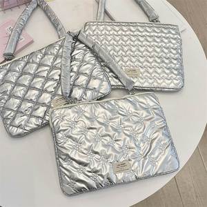 Promotion Logo INS Heart Bowknot <b>Tablet</b> Sleeve Zipper Closure Single Shoulder Laptop Protective Case <b>Bag</b> - Product Image 4