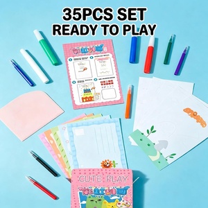 Kit d'art à gratter Magique Arc-en-ciel à presser, Ensemble <span class=keywords><strong>de</strong></span> <span class=keywords><strong>peinture</strong></span> créative avec raclette, Cartes postales DIY, Ensemble d'œuvres d'art en papier à gratter dessinées à la main pour enfants - Product Image 6