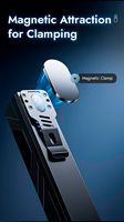 Lampe torche multifonctionnelle WARSUN, petite, pratique, super lumineuse, rechargeable, lumière puissante, magnétique, pour travaux d'urgence, réparation automobile