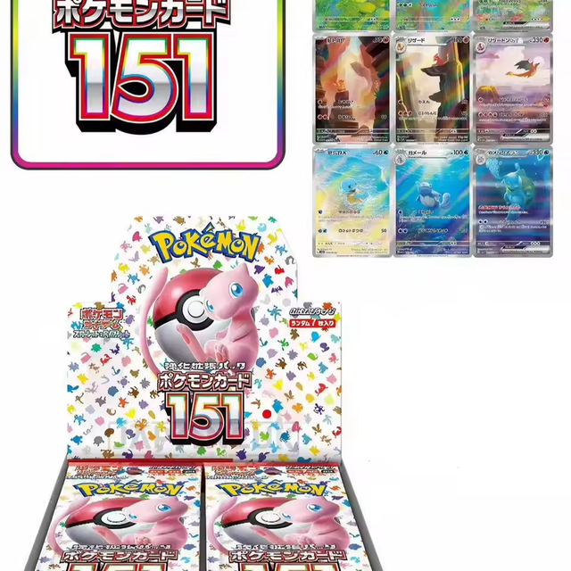 Pokmon SV2a 151 Japanese Version TCG Booster Box Anime Battle Cards Paper Material in Stock Wholesale