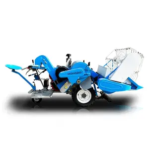 Home harvesters are hot sellers in China rice wheat combine harvester walking harvest machine