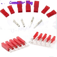 Konektor JST 2P Plug Jack 2-Pin Female Male Crimps Konektor Baterai Rc Mobil Auto Motor Kapal Suku Cadang Listrik