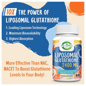 Glutathione liposomal L-Glutathione Supplément <span class=keywords><strong>Vitamine</strong></span> <span class=keywords><strong>C</strong></span> Maître Antioxydants Gélules Capsules - Product Image 5