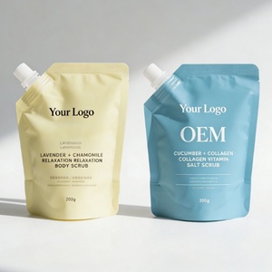 Custom Cosmetic Bag Aluminum Foil Stand up Liquid Cosmetic Spout Pouch 60ml Travel Lotion Bag with Own logo - Product Image 4