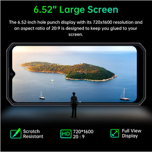 <span class=keywords><strong>OUKITEL</strong></span> <span class=keywords><strong>K15</strong></span> Plus สมาร์ทโฟน NFC แบตเตอรี่ 10000mAh หน้าจอ 6.52 นิ้ว แรม 3GB รอม 32GB โทรศัพท์มือถือ Quad Core ระบบปฏิบัติการ Android  โทรศัพท์มือถือ MT6761 กล้อง 13MP - Product Image 6