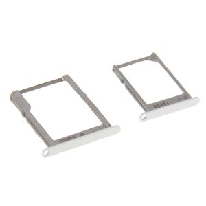Vassoio porta SIM e scheda SD bianco di ricambio per Samsung Galaxy A3 2015 per cellulare - Product Image 1