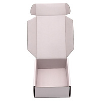 Caja de Embalaje de Joyería de Cartón Corrugado de Alta Gama Personalizada, Color Blanco con Lámina Dorada, Caja de Envío Plegable para Relojes