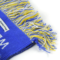 KIMTEX Modischer Strickschal Hochwertiger Günstiger Fanschal mit Eigenem Logo für Sportvereine Fußballfans