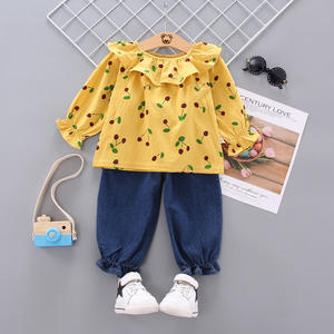 Ropa Infantil al por Mayor, Conjunto Deportivo de 2 Piezas para Niñas, Conjunto de Camiseta y Pantalones Deportivos de Express Turkey - Product Image 1