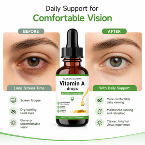 Suplemento Líquido de Vitamina A con Minerales Traza, 60 ml, Suplemento Alimenticio para la Salud Ocular - Product Image 2