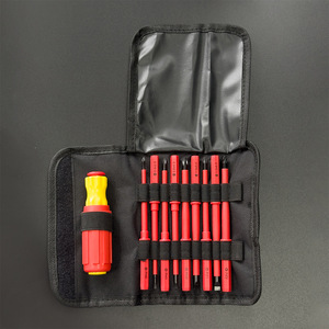 Juego de Destornilladores de Precisión de 9 Piezas, Puntas Phillips Aisladas, Magnéticas, de Acero al Cromo Vanadio, Kit de Herramientas de Reparación - Product Image 1