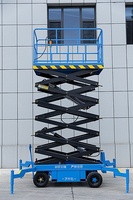 Élévateur à ciseaux à chenilles de 12m avec vérins à rouleaux pour le travail de l'air pour les ascenseurs et les travaux