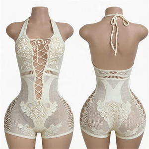 Tenue de pole dance pour festival de musique, carnaval, soirée, tenue de club en résille pour femmes, tenue de strip-teaseuse sexy, vêtements de danse exotiques - Product Image 4