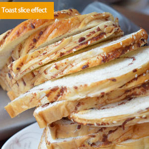 เครื่องตัดขนมปังไฟฟ้าอัตโนมัติเครื่องตัดขนมปังแฮมเบอร์เกอร์อุตสาหกรรมสแตนเลส - Product Image 3