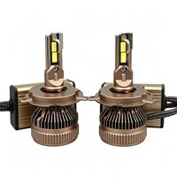 Bombilla LED H4 para Faros Delanteros de Coche, 110W, 11000LM, 6000K, Sin Errores Canbus, 12V, Repuesto