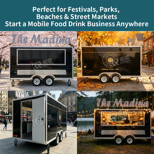 Trailer Makanan Jalanan Dilengkapi Peralatan Dapur Mobile untuk Bisnis <span class=keywords><strong>Burger</strong></span>, Hot Dog, Taco, dan Makanan Cepat Saji - Product Image 4