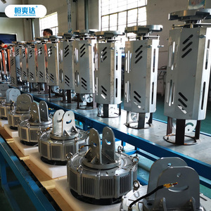 Ventilador de Techo Industrial Hengshuangda, Ventilador Axial de 7.3M, Eléctrico, de Aleación de Aluminio Plateado, 920 rpm, Rodamiento de Bolas, CA 220V~240V - Product Image 1