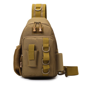 MasaWei - Bolsa de Pecho Táctica para Hombre, de Nailon, Multifuncional, para Correr al Aire Libre, Ciclismo, con Bolsillo para Botella de Agua - Product Image 5