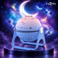 Lampe Coranique Islamique avec Anneau Tasbih, Projecteur Bluetooth et Veilleuse pour la Prière Musulmane et le Zikr à Domicile