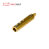 ABCCABLS Connecteur de borne d'alimentation convertible en cuivre et laiton pur pour la distribution d'alimentation audio et l'éclairage de scène