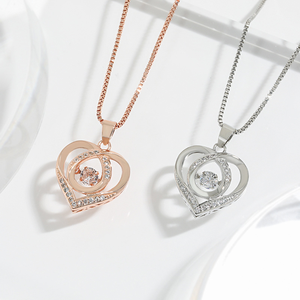 Collana a Forma di Cuore 2026, un Regalo con Cuore che Battendo è in Perpetuo, Collana per Donne, Cuore dell'Oceano, Semplice e Unica - Product Image 3