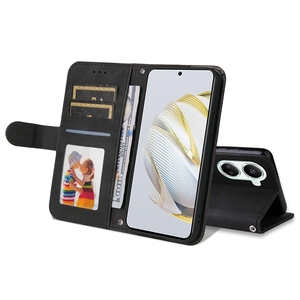 Custodia in pelle a portafoglio opaca retrò per <span class=keywords><strong>Huawei</strong></span> <span class=keywords><strong>Mate</strong></span> 60 <span class=keywords><strong>Pro</strong></span> Nova <span class=keywords><strong>10</strong></span> SE <span class=keywords><strong>10</strong></span> <span class=keywords><strong>Pro</strong></span> Honor X6A <span class=keywords><strong>Cover</strong></span> card Slot custodie per cornici per foto - Product Image 4