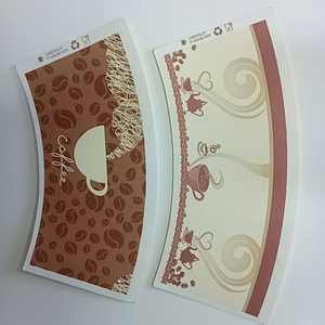 Vasos de Cartón de Doble Cara para Alimentos, Grado PE, para Bebidas y Aperitivos, Impresión Flexográfica, Embalaje a Prueba de Grasa, Venta al Por Mayor - Product Image 3