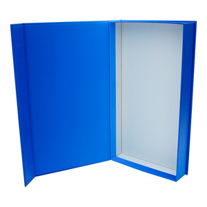For FSC <strong>Custom</strong> Luxury Blue Magnetic <strong>Cardboard</strong> Gift <strong>Box</strong> for Jewelry Rings Matt Lamination for Socks Magnet <strong>Shipping</strong> Packaging - Product Image 6