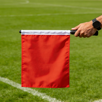 Drapeau d'arbitrage de football pour compétition sportive, 100% polyester, durable, imperméable, écologique, vente chaude pour la Coupe du Monde 2026