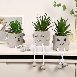 Bonito modelo de emoticono, bonsái Artificial moderno, flor de mesa para balcón interior para cuidado Personal y decoración de belleza - Product Image 3