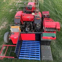 Moissonneuse-batteuse mini entièrement automatique pour la récolte des pelouses et des terrains de golf, haute productivité, moteur puissant
