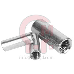 HLM Coil Rod <strong>Coupler</strong> Round Threaded Coupling Nuts Standard Parallel Thread <strong>Rebar</strong> <strong>Coupler</strong> for Concrete <strong>Rebar</strong> Connection - Product Image 3