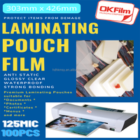 Pochettes de plastification à chaud transparentes en PET de bonne qualité antistatiques format A4