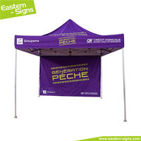 Panneaux de l'Est 3x3 Pavillon Étanche Pop Up Gazebo Chapiteau Garden Party Auvent Tente Gazebo Extérieur 10x10ft Pop up Tente