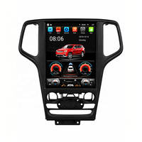 Autoradio vertical de style Tesla Android 13 de 12,8 pouces pour Jeep Grand Cherokee 2014-2019 avec CarPlay sans fil GPS