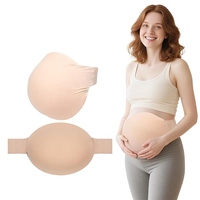 Ventre de grossesse artificiel réaliste en éponge tissée, lavable en machine, léger, pour simuler une grossesse