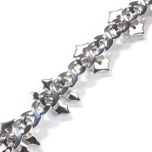 <span class=keywords><strong>Collana</strong></span> <span class=keywords><strong>con</strong></span> nome lettera iniziale a catena a maglia cubana Infinity Miami a forma di Hip Hop a 8 - Product Image 3