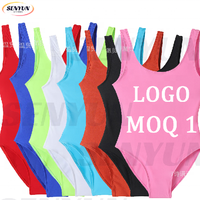 Maillot de bain une pièce sexy pour femme, dos nu, personnalisé avec logo, pour fitness, impression OEM, collection 2026, vente chaude