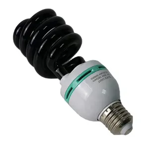 Fluorescent agent gem money recognition detection Spiral UV black light bulb 30w E27 energy saving