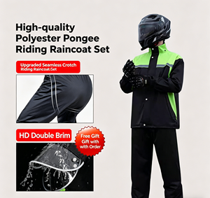 Combinaison <span class=keywords><strong>de</strong></span> <span class=keywords><strong>pluie</strong></span> légère en polyester <span class=keywords><strong>pour</strong></span> motards, <span class=keywords><strong>veste</strong></span> <span class=keywords><strong>de</strong></span> <span class=keywords><strong>pluie</strong></span> imperméable confortable <span class=keywords><strong>pour</strong></span> cyclistes, livraison, randonnée, revêtement PVC - Product Image 2