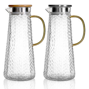 AIHPO3-Alto jarra de vidrio de borosilicato, jarra de agua fría con tapa para bebidas frías y calientes, novedad de 2023, venta al por mayor - Product Image 4