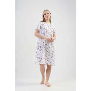 ชุดนอนแขนสั้นผู้หญิงอัลตี้ชุดนอนผ้าทอเนื้อนุ่มสีดำ - Product Image 4