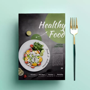 Affiche commerciale murale numérique personnalisée, couleur A0 A1 A2 A3 A4, dépliant/dépliant/Menu, impression pour Promotion, vente en gros - Product Image 2